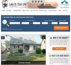 LakeStClairLife.com screenshot