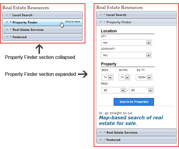 idx search shown after expansion